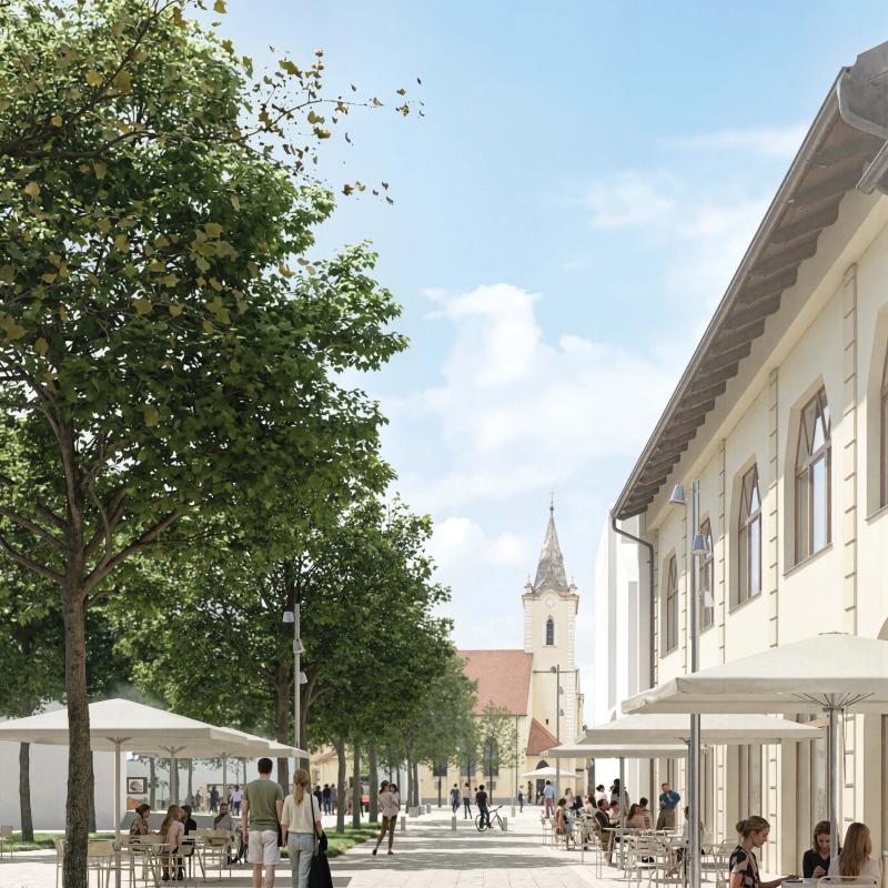 Bartók Béla sétány revitalizációjára kiírt tervpályázat