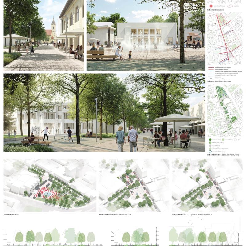 Bartók Béla sétány revitalizációjára kiírt tervpályázat