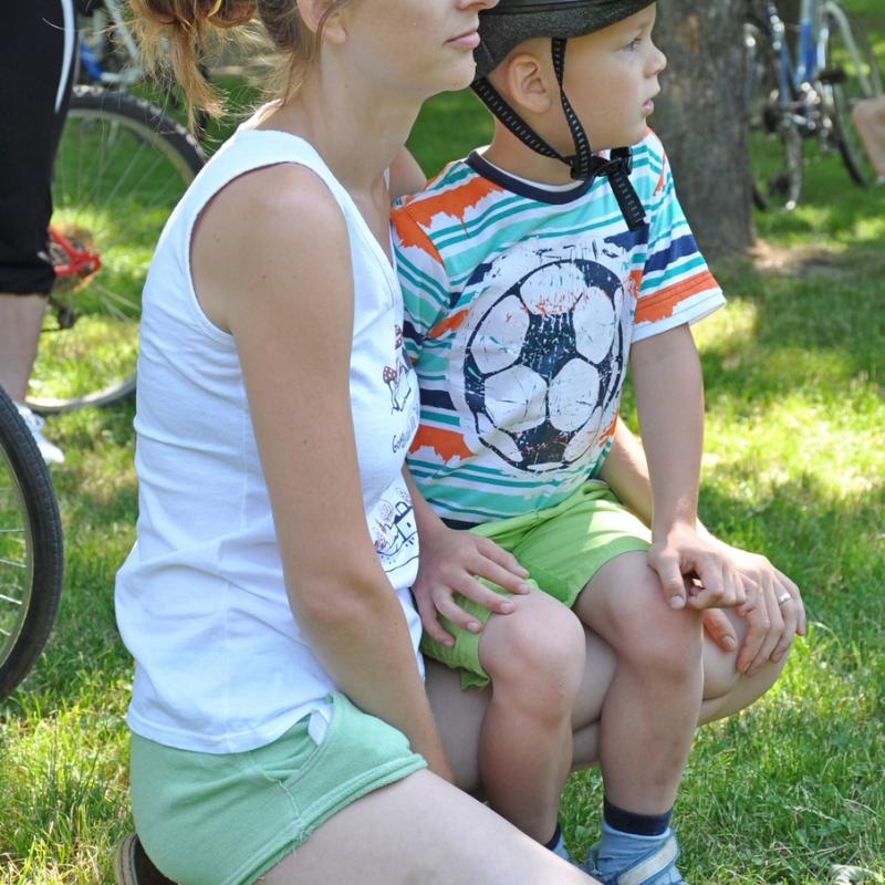 Rodinný cyklistický deň