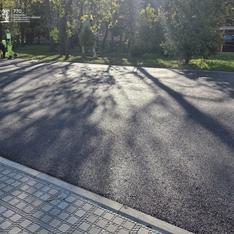 Rózsa liget parkoló felújítás