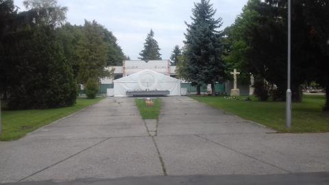 Megújul a városi temető halottasháza