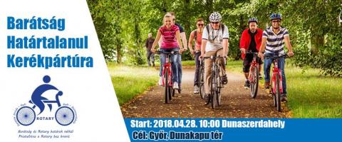 Kerékpártúra Dunaszerdahely és Győr között