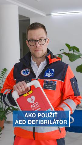 Ako použiť AED defibrilátor