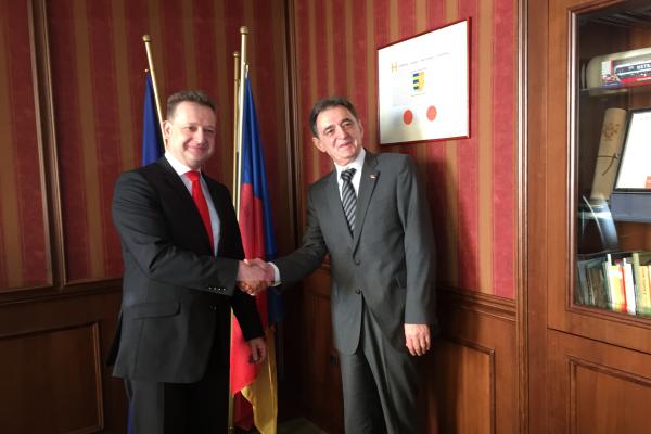 Návšteva  srbského veľvyslanca na radnici