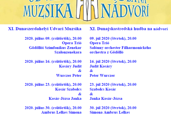 Hudba na nádvorí: koncerty už pred kultúrnym domom