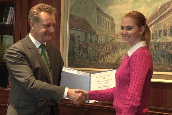 Novú študentskú primátorku Viktóriu Hajas uviedli do úradu