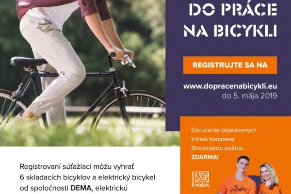Do práce na bicykli: Dunajská Streda sa zapojí aj tento rok