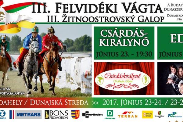 Bohaté programy na III. Žitnoostrovskom galope