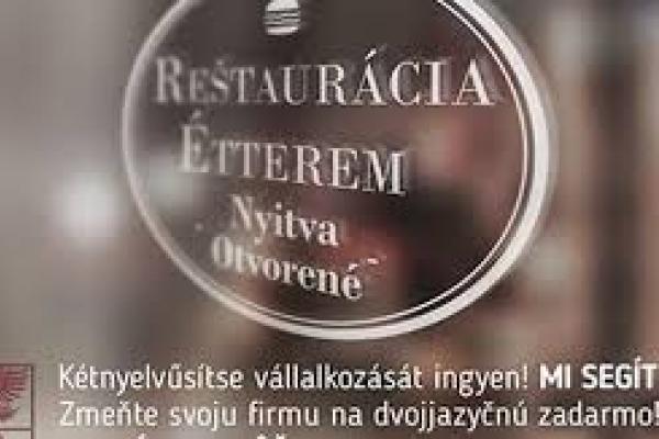 Vállalkozók figyelem: pályázni lehet a kétnyelvűsítésért! 