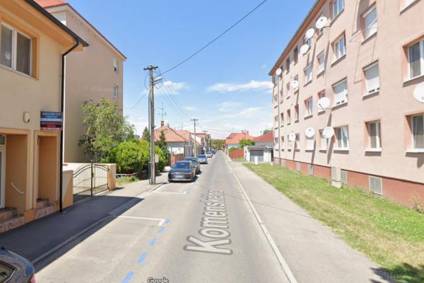 Komenský utca Google street view