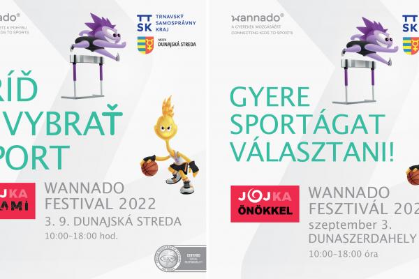 Športový festival WANNADO® 2022 aj v Dunajskej Strede