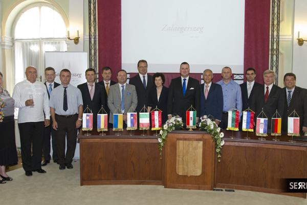 Návšteva delegácie Dunajskej Stredy v meste Zalaegerszeg 12. júna 2015