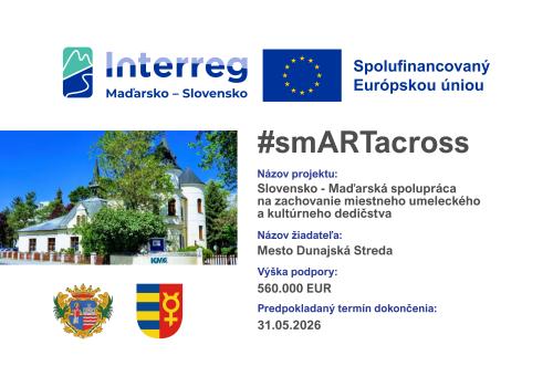 smARTacross – Slovensko - Maďarská spolupráca na zachovanie miestneho umeleckého a kultúrneho dedičstva