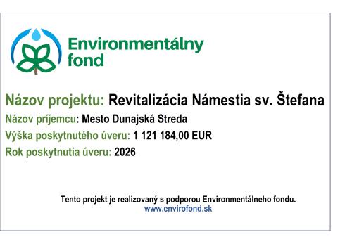 Zabezpečenie publicity a informovanosti - banner