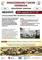 Dunajskostredská kronika novovekého obdobia – Mestskohistorické sympózium - HU